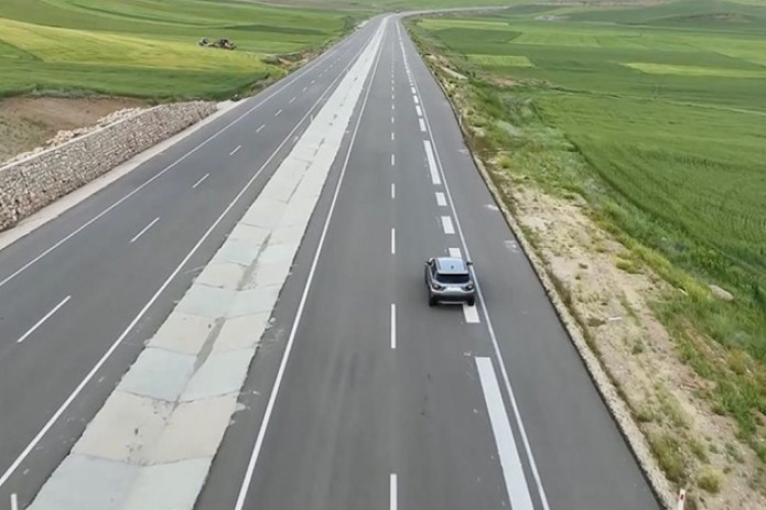 Turkiyada musiqa chaladigan yo‘l qurildi