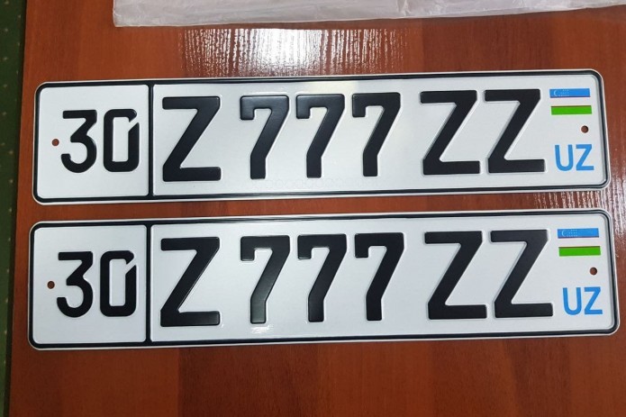 Автомобильный госномер Z 777 ZZ купили почти за 600 млн. сумов