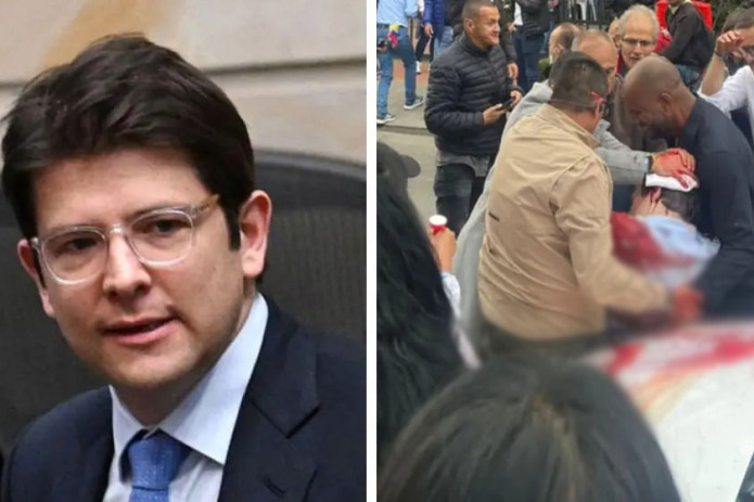 Kolumbiyada saylovoldi mitingida chiqish qilayotgan senatorga suiqasd uyushtirildi