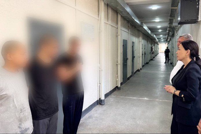Toshkentdagi 1-sonli tergov hibsxonasida saqlanayotgan shaxslar soni belgilangan me’yordan oshgani aniqlandi