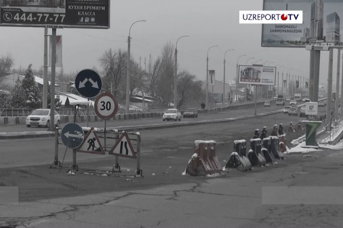 Танкодром-2: развал столичных дорог в объективе UZREPORT TV
