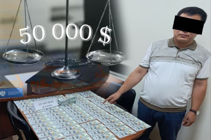Surxondaryoda advokat 50 ming dollar bilan ushlandi