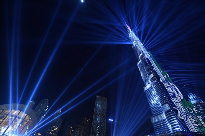Лазерное шоу в Дубае попало в Книгу рекордов Гиннесса
