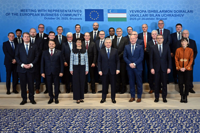 O‘zbekiston Prezidenti Yevropa ishbilarmonlarini o‘zaro manfaatli hamkorlikni kengaytirishga chaqirdi