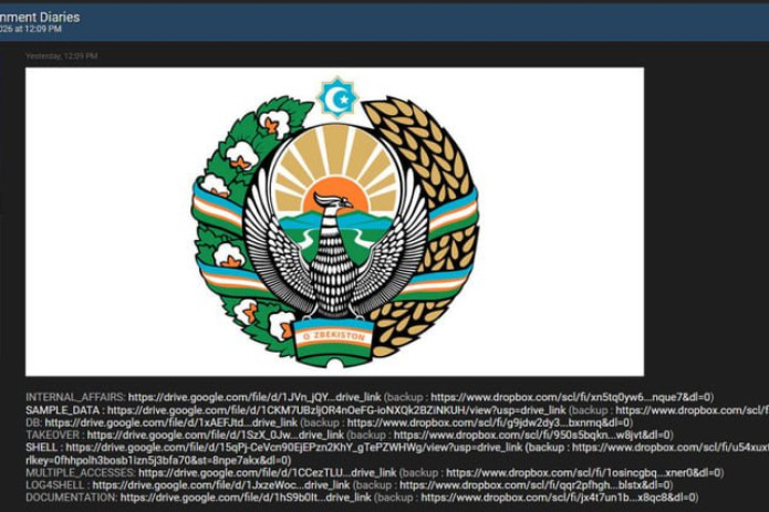 “Darknet”ga 15 mln o‘zbekistonlikning maʼlumotlari sizdirilgani aytilmoqda. Dastlabki tushuntirish berildi