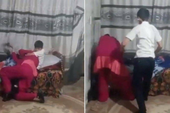 Namanganda yosh bola o‘z onasini kaltakladi