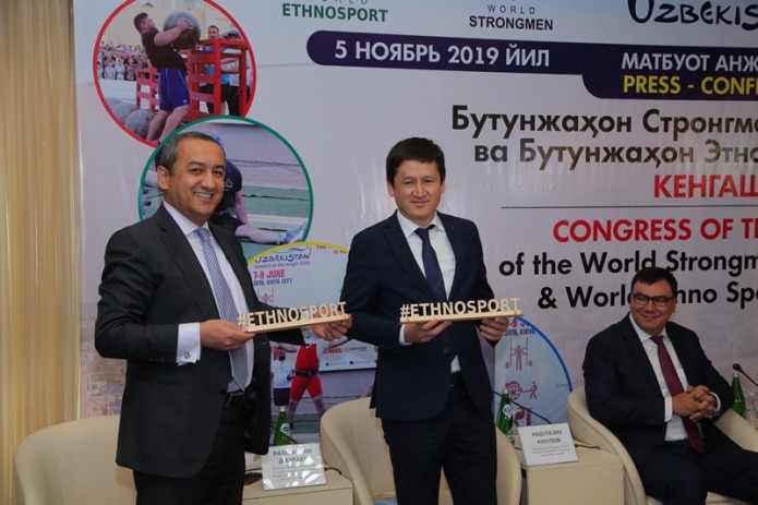 Равшанхон Джураев избран президентом Всемирной федерации стронгмен