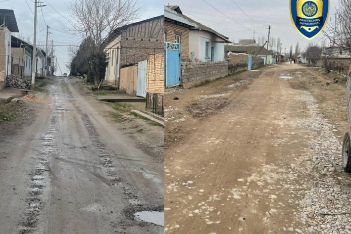 Bo‘ka tumanida yo‘l qurilishidagi talon-torojlik holati fosh etildi