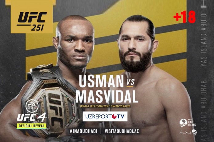 UZREPORT TV приобрел права на трансляцию турнира UFC 251