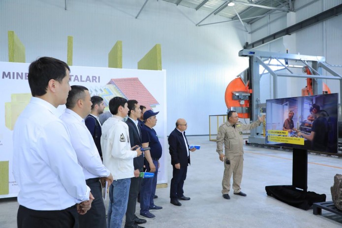 Узпромстройбанк активно участвует в продвижении базальтовой продукции Узбекистана