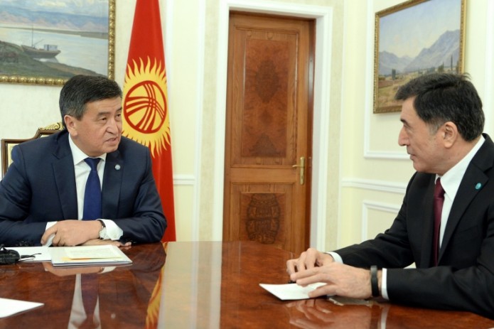 Президент Кыргызстана принял Генерального секретаря ШОС Владимира Норова