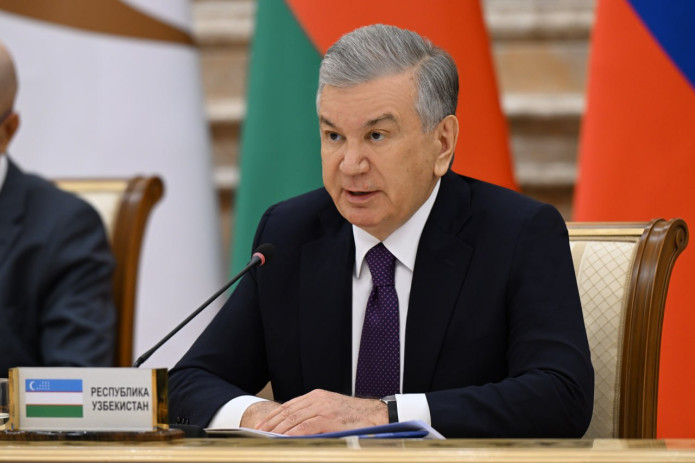 Prezident Shavkat Mirziyoyev Oliy darajadagi Yevroosiyo iqtisodiy kengashi yig‘ilishida nutq so'zladi