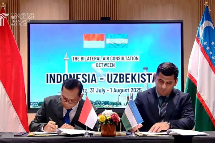 O‘zbekiston va Indoneziya o‘rtasidagi aviaparvozlar soni haftasiga 28 taga oshiriladi