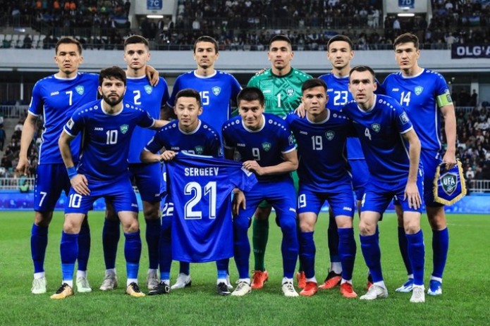 Uzbek national football team reaches 64th place in FIFA rankings