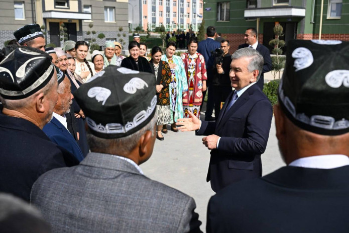 Jarqoʻrgʻonda “Yangi Oʻzbekiston” massivi barpo etilmoqda