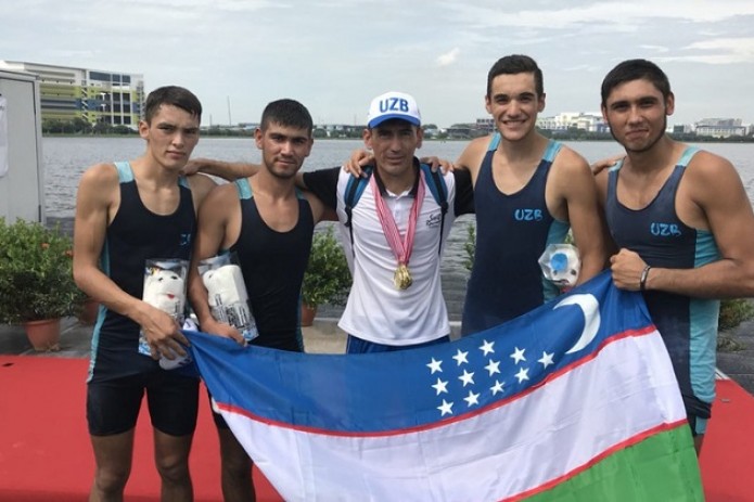 Akademik eshkak eshish bo'yicha O'zbekiston o'smirlar terma jamoasi Osiyo chempionatini 4 ta medal bilan yakunladi