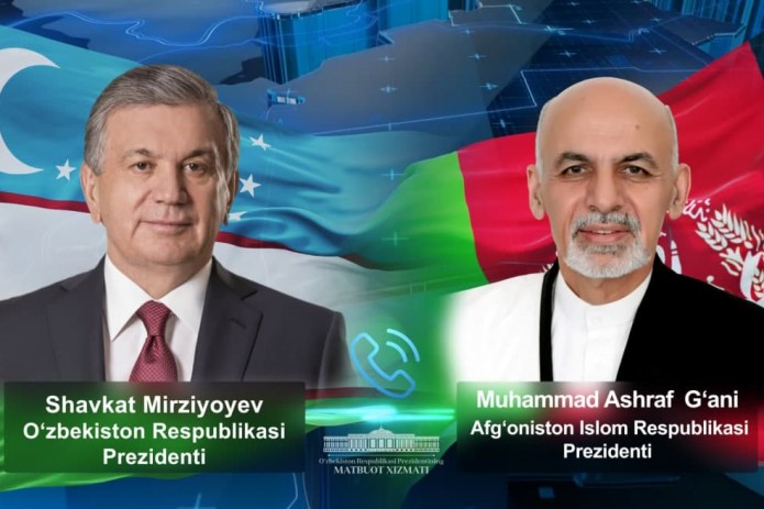 Shavkat Mirziyoyev Afgʻoniston Islom Respublikasi Prezidenti Ashraf Gʻani bilan telefon orqali muloqot qildi