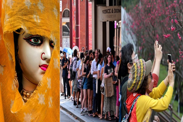 Melburndagi Teylor Swift kontsertida navbatga turgan odamlar, Kalkuttadagi Vasant Panchami hind festivali, Taypeydagi gullagan gilos daraxti. Kun suratlari