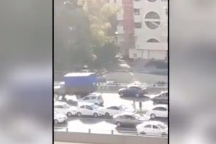 В Чиланзарском районе столицы произошло массовое ДТП с участием 18 автомобилей