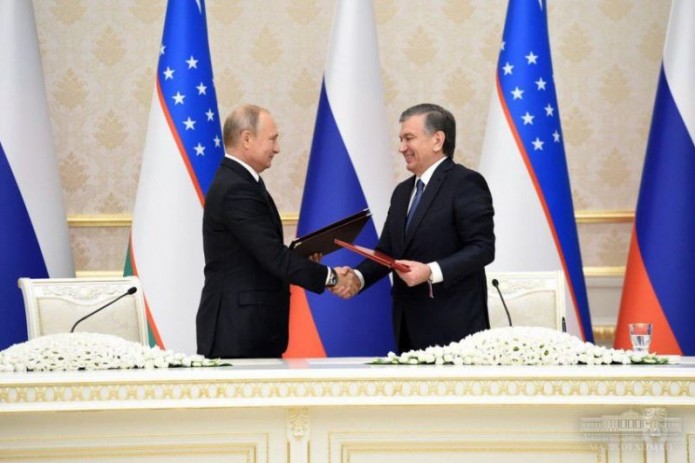 Узбекистан и Россия подписали 20 документов по развитию сотрудничества