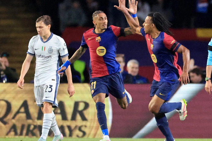 YeChL. "Barselona" ikki marta kambek qilib, "Inter"ga qarshi o‘yinda mag‘lubiyatdan qutulib qoldi