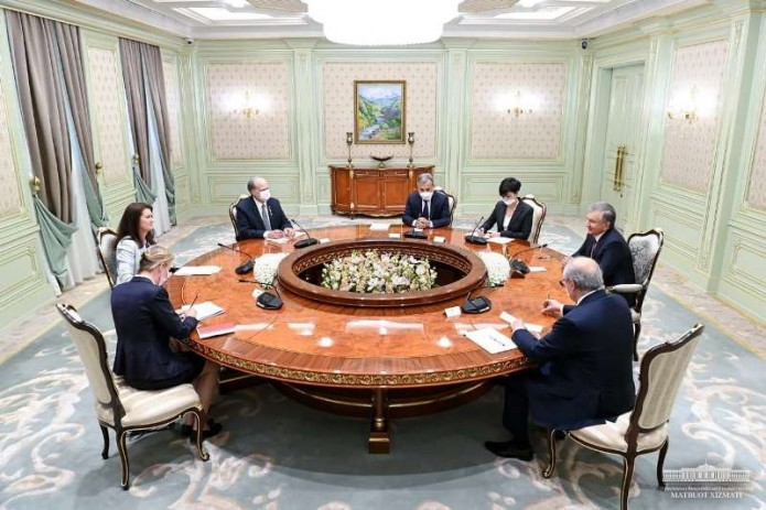 Президент Узбекистана встретился с действующим председателем ОБСЕ