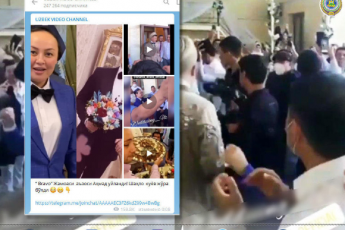 Член узбекской камеди-группы сыграл пышную свадьбу