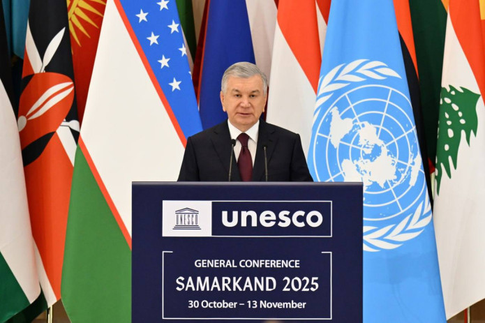 Prezident Shavkat Mirziyoyev YUNESKO Bosh konferensiyasi 43-sessiyasida nutq so'zladi