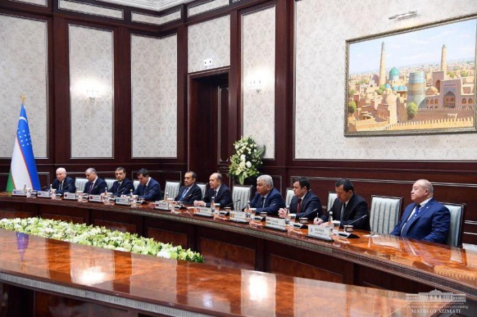 Президент Шавкат Мирзиёев принял руководителей спецслужб стран СНГ