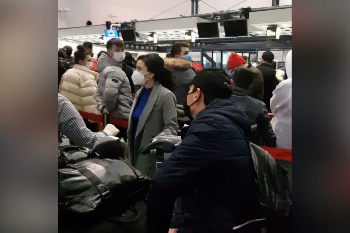 Эвакуация началась: UZREPORT TV предоставил кадры из Пекинского аэропорта