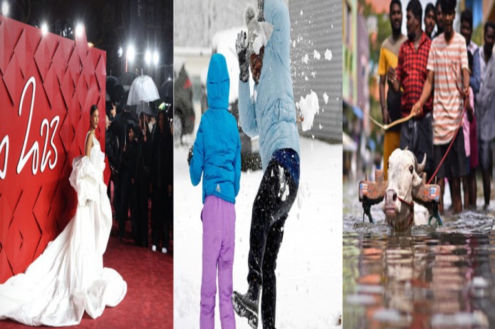 Londondagi  Fashion Awards 2023 taqdimoti, AQShning Meyn shtatidagi birinch qor, Shanxaydagi ulkan Louis Vuitton sumkasi. 6-dekabr suratlari