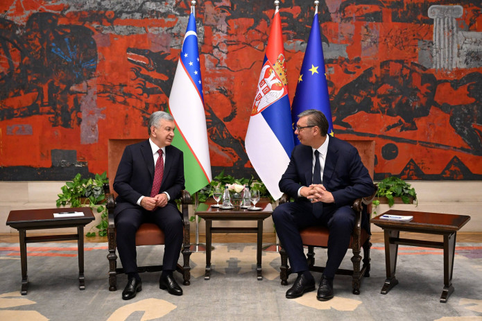 Shavkat Mirziyoyev va Aleksandr Vuchich bir qator masalalar bo'yicha muzokara o'tkazdi