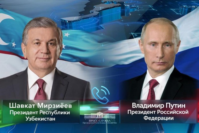 Шавкат Мирзиёев и Владимир Путин обсудили визит Президента Узбекистана в Россию