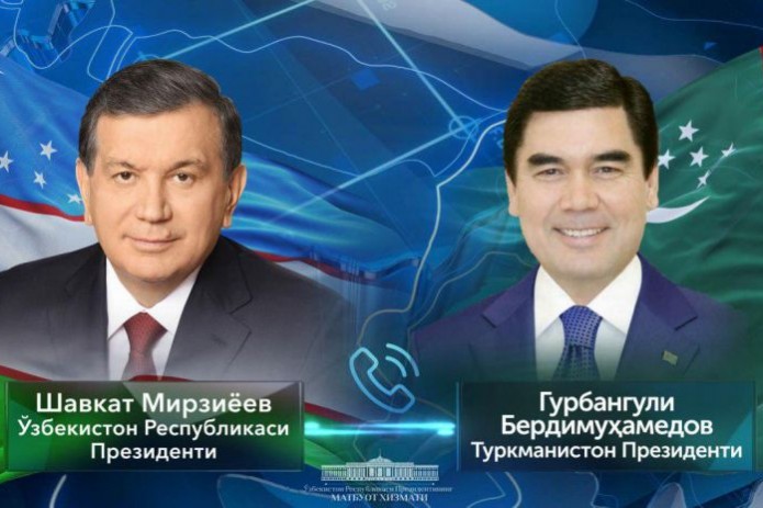 Президенты Узбекистана и Туркменистана провели телефонный разговор