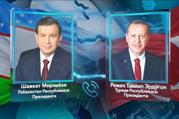 Главы Узбекистана и Турции провели телефонный разговор