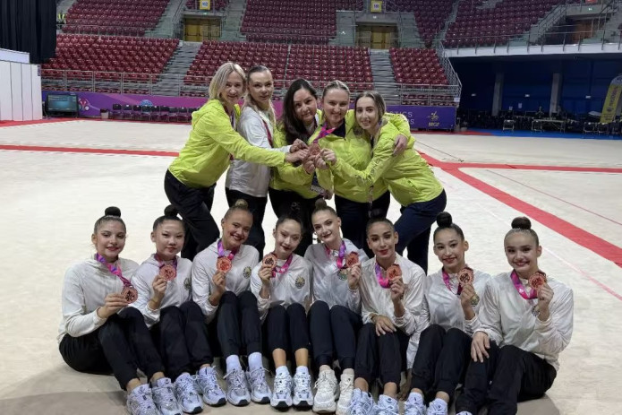 Yosh gimnastikachilar jahon chempionatida bronza medalini qo‘lga kiritdi