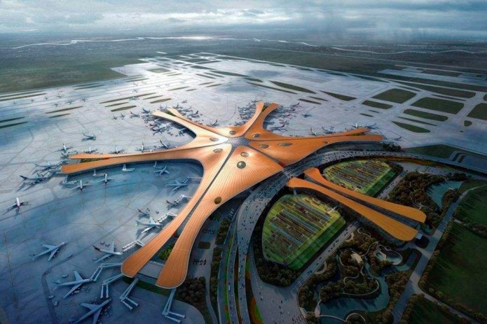 В новом аэропорту Пекина используются технологии Huawei 5G Smart Travel System