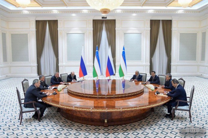 Президент Узбекистана принял председателя Государственной думы России