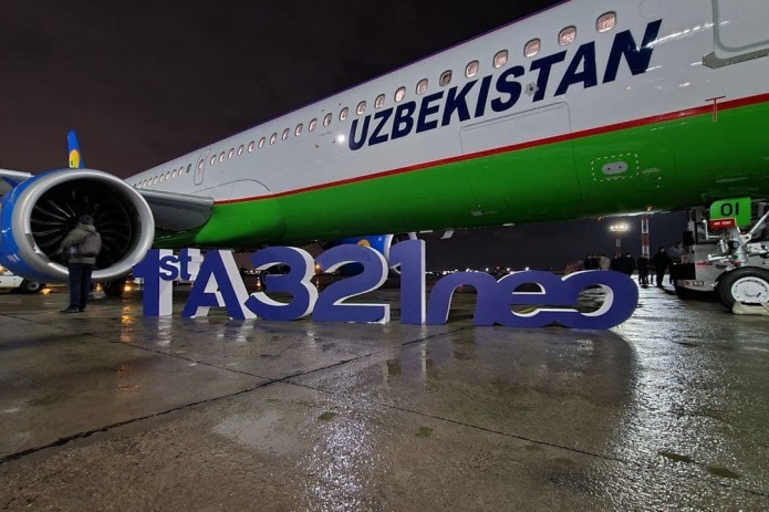 Авиакомпания Uzbekistan Airways встретила свой первый Airbus A321LR