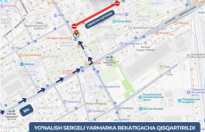 Toshkentdagi ko‘chalardan biri bir oyga yopiladi