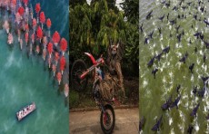 Kolumbiyadagi xalqaro folklor va turizm festivali, Xitoydagi Tiaozin botqoqli hududi, Xuanchengdagi qizil o'rmon. Hafta suratlari