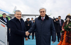 Shavkat Mirziyoyev Olmaotaga tashrif buyurdi