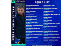 O‘zbekiston U-23 terma jamoasiga jalb etilgan futbolchilar ro‘yxati eʼlon qilindi
