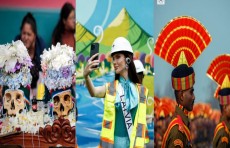 “Koinot go‘zali 2023” tanlovi ishtirokchilari, Boliviyadagi Boshsuyaklar kuni: yasatilgan skeletlar,  Berlin devori qulaganining 34 yilligi. 10-noyabr suratlari